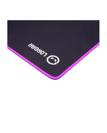 Lorgar Main 313, Gaming mouse pad, High-speed surface, Purple anti-slip rubber base, size: 360mm x 300mm x 3mm, weight 0.195kg