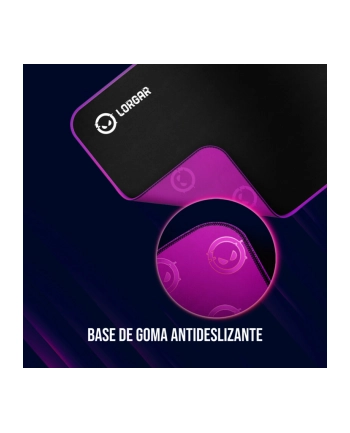Lorgar Main 319, Gaming mouse pad, High-speed surface, Purple anti-slip rubber base, size: 900mm x 360mm x 3mm, weight 0.6kg