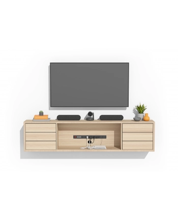Wspornik montażowy Logitech z uchwytem przytrzymującym kable do Logitech RoomMate i innych urządzeń nr 1