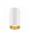 Oprawa natynkowa / tuba Maclean MCE458 W/G punktowa okrągła aluminiowa GU10 55x100mm biało-złota - nr 1