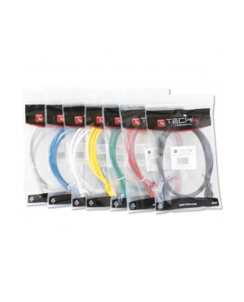 PatchCord Techly Cat.5e UTP CCA 20m szary nr 1