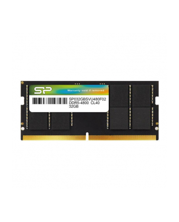 Pamięć SODIMM DDR5 Silicon Power 32GB (1x32GB) 4800MHz CL40 1,1V