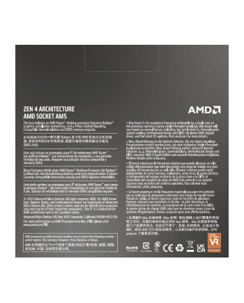 Procesor AMD Ryzen 7 7700X S-AM5 4.50/5.40GHz WOF