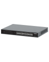 Switch niezarządzalny Intellinet 24x 10/100/1000 Mbps PoE+ 370W + 2x SFP Rack 19'', manual VLAN - nr 10