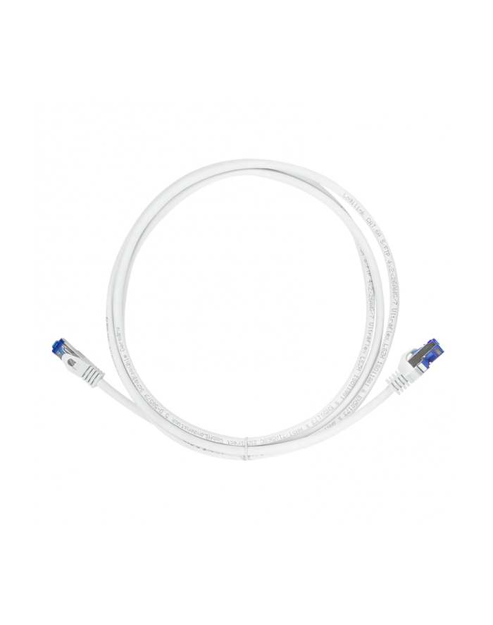 Patchcord LogiLink C6A011S Cat.6A S/FTP Ultraflex 0,25m biały główny