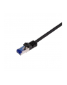 Patchcord LogiLink C6A013S Cat.6A S/FTP Ultraflex 0,25m czarny - nr 1