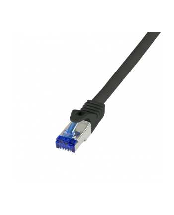 Patchcord LogiLink C6A013S Cat.6A S/FTP Ultraflex 0,25m czarny nr 2