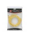 PatchCord Techly Cat.5e UTP CCA 0,25m żółty - nr 4