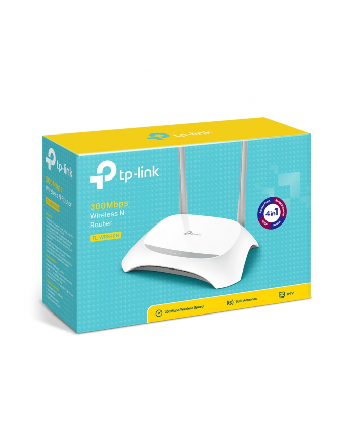 Router TP-Link TL-WR840N V6.20 Wi-Fi4 N300 2-anteny główny