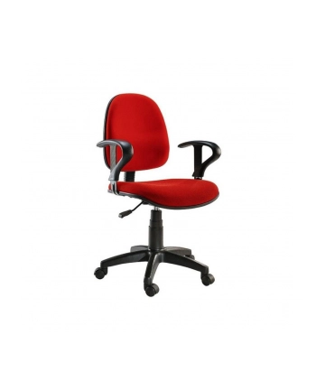 Fotel biurowy Techly obczerwonyowy, Czerwony nr 1