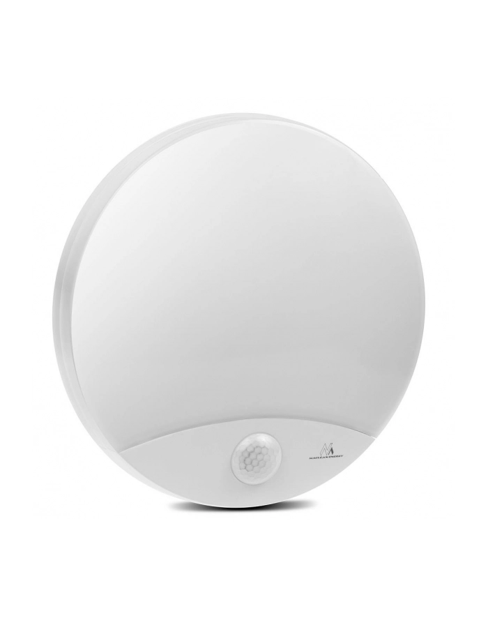 Lampa LED z czujnikiem ruchu Maclean, na podczerwień, kolor biały, 10W, IP44, barwa naturalna biała (4000K), 900lm, MCE357 W główny