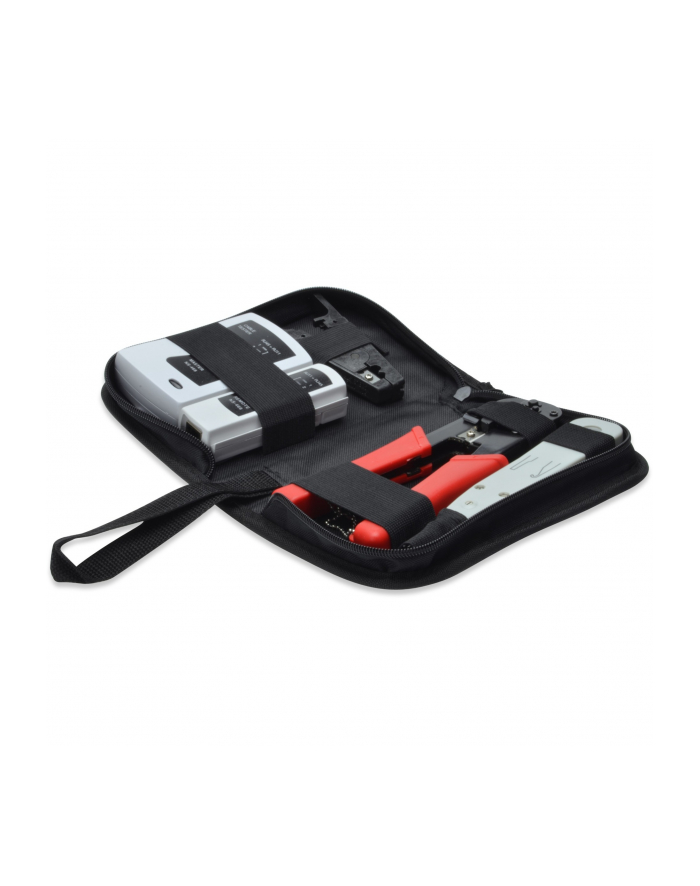 Zestaw narzędzi sieciowych DIGITUS DN-94022 z testerem okablowania główny