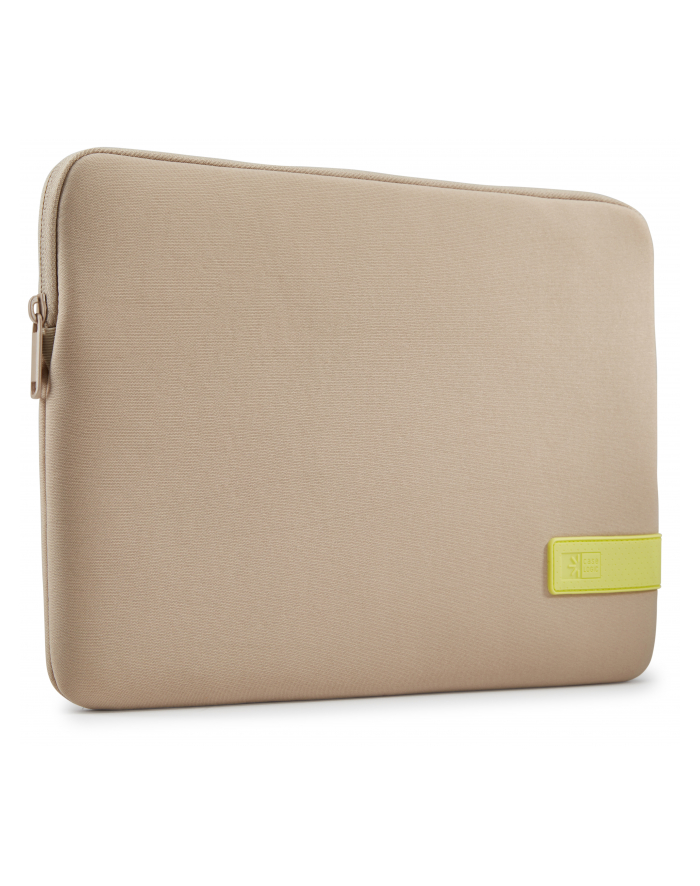 Etui do MacBook Pro Case Logic Reflect Sleeve 13'' brązowe taupe/sunny lime główny