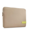 Etui do MacBook Pro Case Logic Reflect Sleeve 13'' brązowe taupe/sunny lime - nr 6