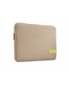 Etui do MacBook Pro Case Logic Reflect Sleeve 13'' brązowe taupe/sunny lime - nr 9