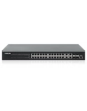 Switch zarządzalny Intellinet 24x 10/100/1000 Mbps PoE+ 370W+4x uplink Combo RJ45/SFP VLAN Rack 19'' - nr 19