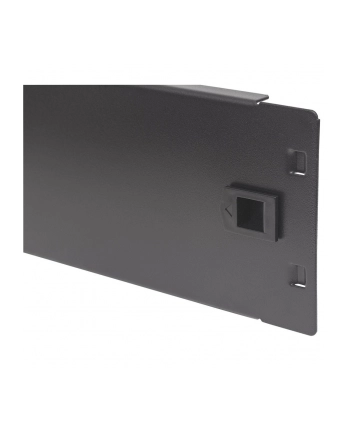 Panel maskujący Techly Rack 19'' 2U zatrzaskowy czarny nr 1
