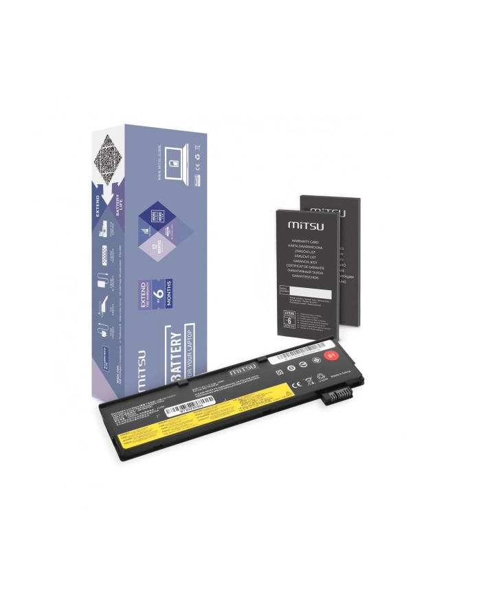 Bateria Mitsu do notebooka Lenovo ThinkPad T570 (11.4V) (2140 mAh) główny