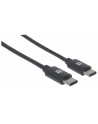 Kabel USB 2.0 Manhattan Typ-C M/M 1m 60W 3A PD QC 480Mbps 1m - nr 13