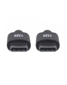 Kabel USB 2.0 Manhattan Typ-C M/M 1m 60W 3A PD QC 480Mbps 1m - nr 2