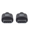 Kabel USB 2.0 Manhattan Typ-C M/M 1m 60W 3A PD QC 480Mbps 1m - nr 9