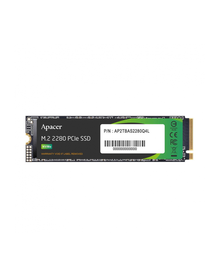 Dysk SSD Apacer AS2280Q4L 1TB M.2 PCIe Gen4x4 2280 (3600/3000 MB/s) 3D NAND główny