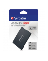 Dysk SSD wewnętrzny Verbatim Vi550 S3 2TB 2,5'' SATA III czarny - nr 21