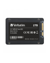 Dysk SSD wewnętrzny Verbatim Vi550 S3 2TB 2,5'' SATA III czarny - nr 3