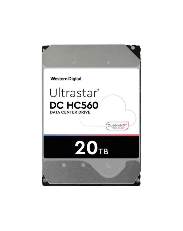 Dysk Western Digital Ultrastar DC HC560 He20 20TB 3,5'' 7200 512MB SAS SED 512e P3 DC WUH722020BL5201 główny