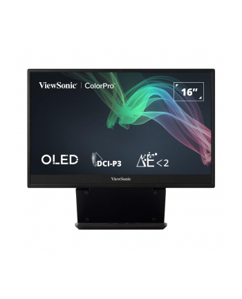 viewsonic europe Monitor ViewSonic 15.6'' VP16-OLED (VS19179) przenośny microHDMI 2xUSB-C głośniki 2x1W