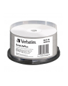 BD-R DL Verbatim 50GB 6x Wide White Thermal Printable - No ID Brand (spindle 25) - nr 1