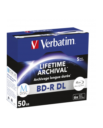 BD-R DL Verbatim M-Disc 50GB 6x (Jewel Case 5)