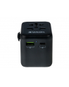 Adapter podróżny Verbatim UTA-02 globalny-globalny 1xUSB 1xUSB-C PD QC - nr 24