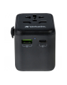 Adapter podróżny Verbatim UTA-02 globalny-globalny 1xUSB 1xUSB-C PD QC - nr 39