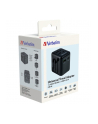Adapter podróżny Verbatim UTA-02 globalny-globalny 1xUSB 1xUSB-C PD QC - nr 41
