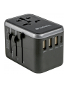 Adapter podróżny Verbatim UTA-04 globalny-globalny 3xUSB 2xUSB-C PD QC - nr 38