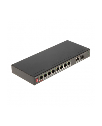Switch niezarządzalny Dahua PFS3110-8ET1GT1GF-96 8xPoE 1xUplink 1GbE 1xSFP nr 1