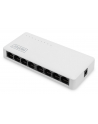 Switch niezarządzalny DIGITUS 8-portowy Gigabit Ethernet 10/100/1000Mbps biały - nr 1