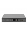 Switch niezarządzalny DIGITUS 8x Gigabit Ethernet, PoE+ af/at 140W 2x SFP uplink Rack - nr 4