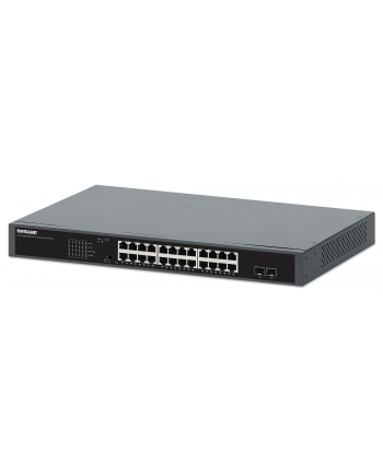 Switch niezarządzalny Intellinet 24x 10/100/1000 Mbps PoE+ 370W + 2x SFP, Rack 19'' nr 2