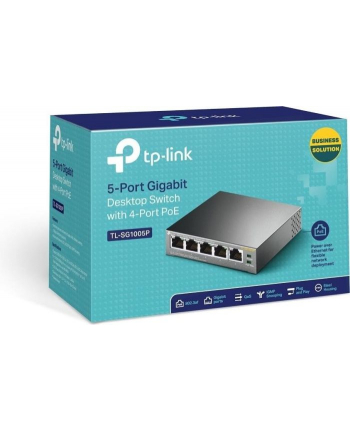 Switch niezarządzalny TP-Link TL-SG1005P V5 5x100/1000 4xPoE