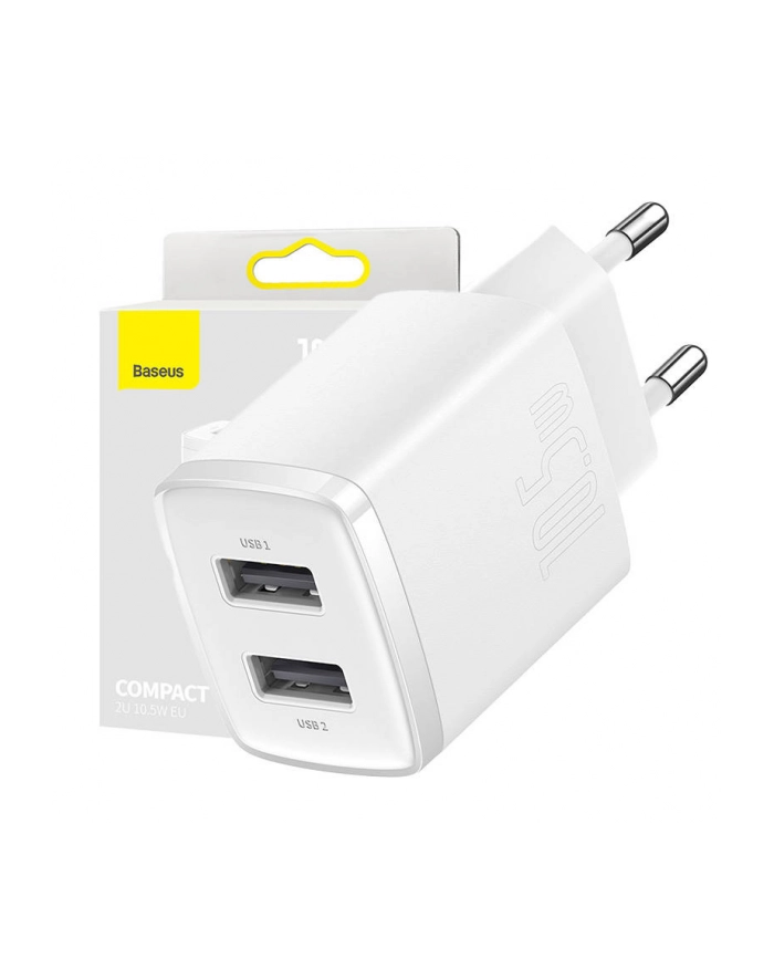 Ładowarka sieciowa Baseus Compact CCXJ010202 z 2 gniazdami USB 10.5W główny