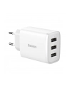 Ładowarka sieciowa Baseus Compact CCXJ020102 z 3 gniazdami USB 17W - nr 4