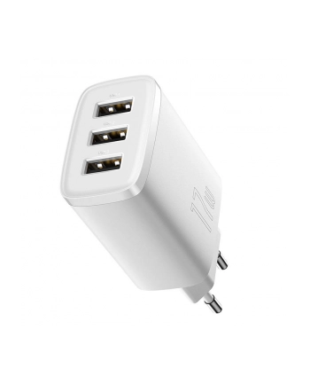 Ładowarka sieciowa Baseus Compact CCXJ020102 z 3 gniazdami USB 17W