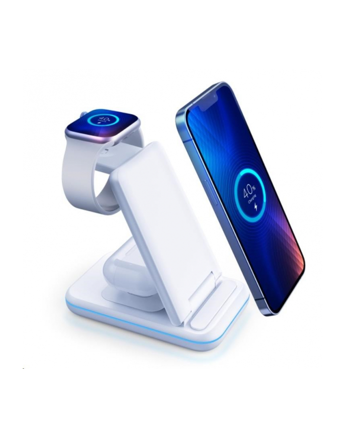 3mk pczerwonyection Ładowarka indukcyjna 3mk Hyper Wireless Charger 3w1 15W główny