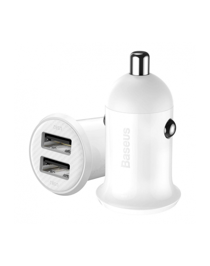 Ładowarka samochodowa Baseus Grain Pro CCALLP-02 4.8A z dwoma gniazdami USB główny