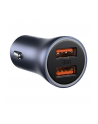 Ładowarka samochodow Baseus CCJD-A0G 40W szybka  z dwoma gniazdami USB SCP Quick Charge 3.0 - nr 1