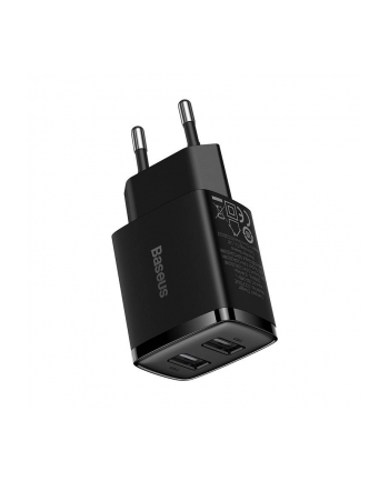 Ładowarka sieciowa Baseus Compact CCXJ010201 z 2 gniazdami USB 10.5W