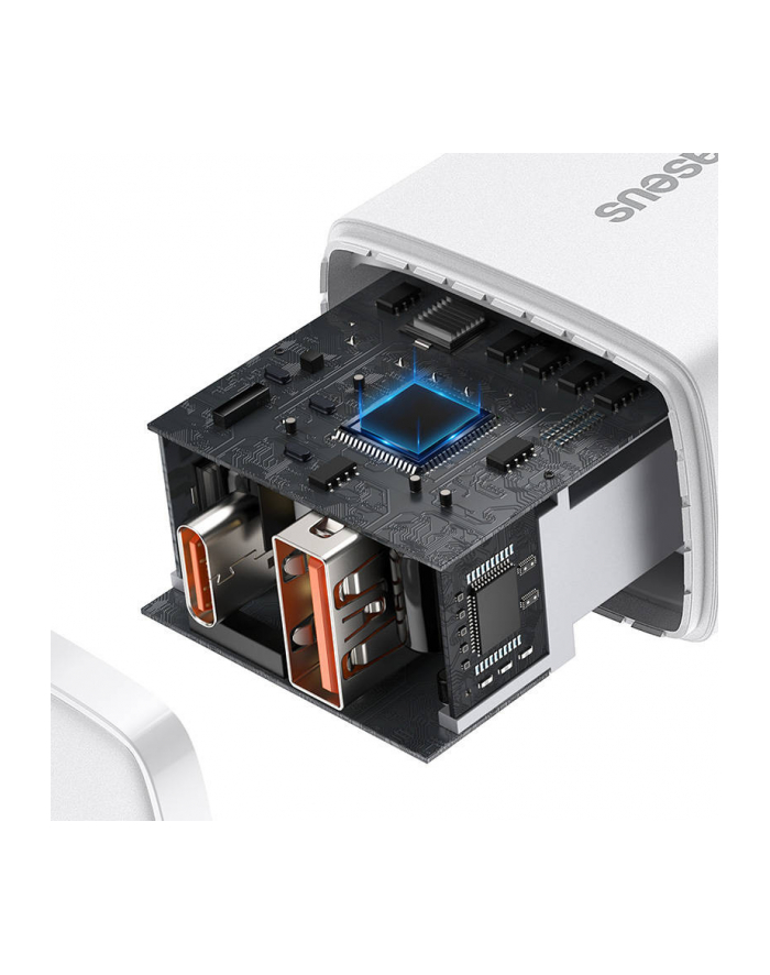 Ładowarka sieciowa Baseus Compact 20W szybka ładowarka sieciowa z gniazdem USB QC3.0 oraz USB-C PD 3.0 główny