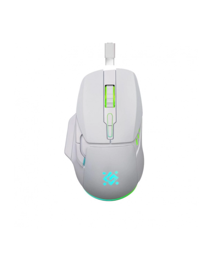 Mysz bezprzewodowa Defender STIX GM-009 optyczna 3200dpi biała RGB AKUMULATOR 7 przycisków Gaming bezklikowa silent główny